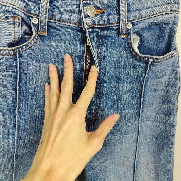 Revice Venus Crop Star Jeans Womens 26 Medium Wash Retro Preppy‎ Glam - Picture 5 of 10